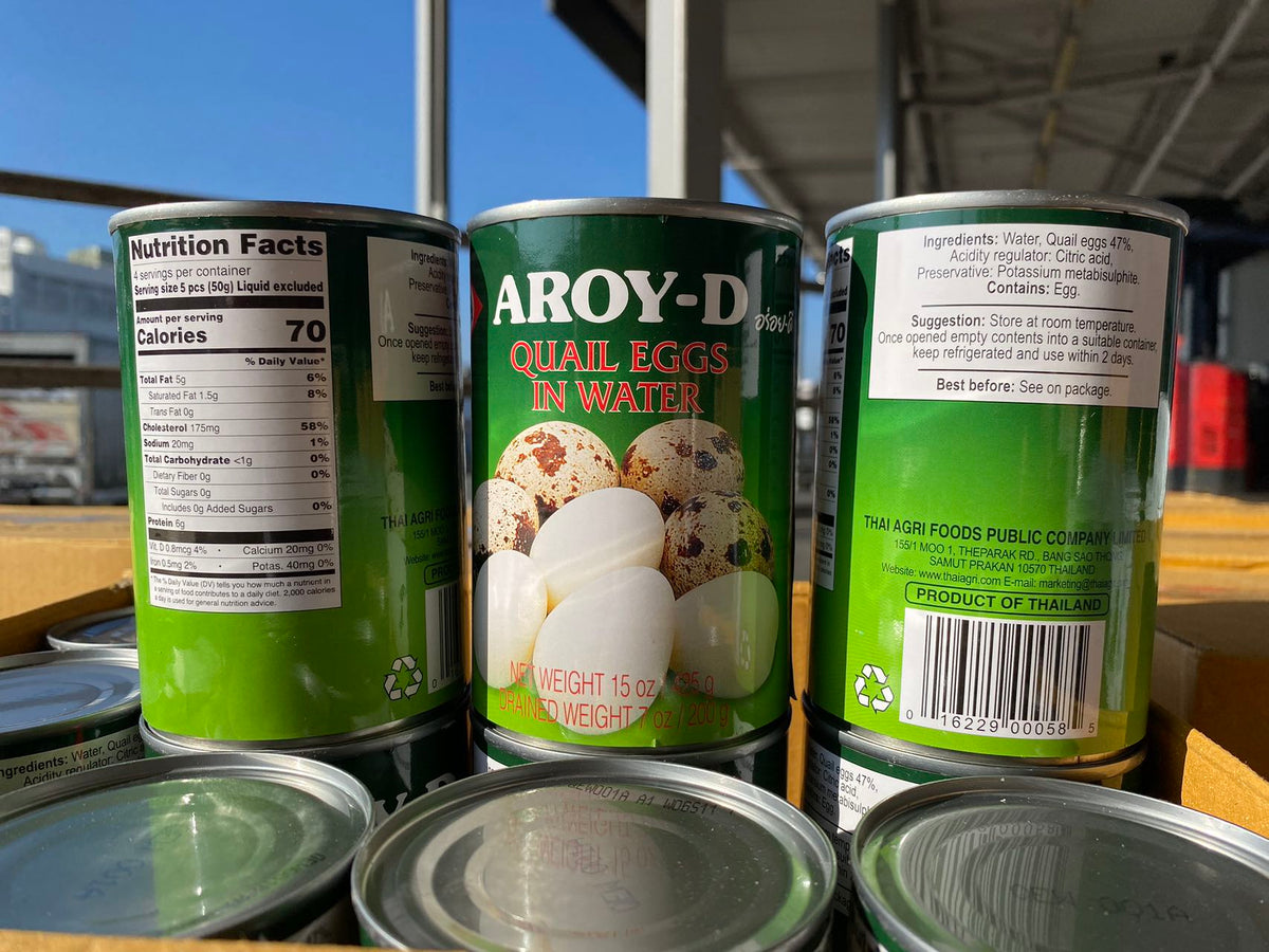 Canned Quail Eggs in Water 425G AROYD Jack & King's
