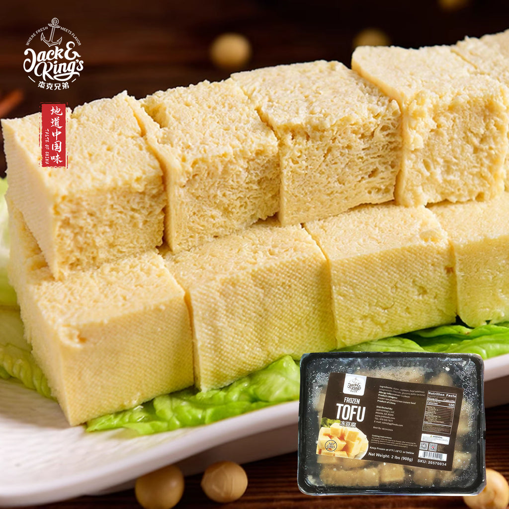 Frozen Tofu, 908g, 冻豆腐 - Jack & King's
