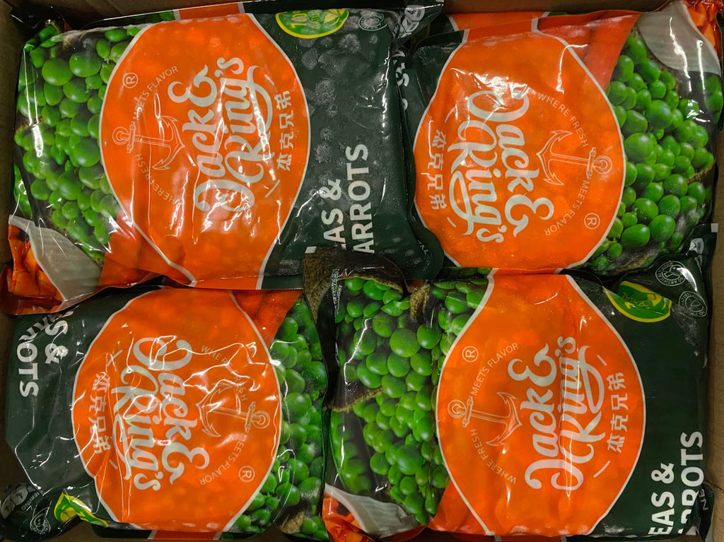 Frozen Mixed Peas & Carrots (60% Peas, 40% Carrots) - Jack & King's