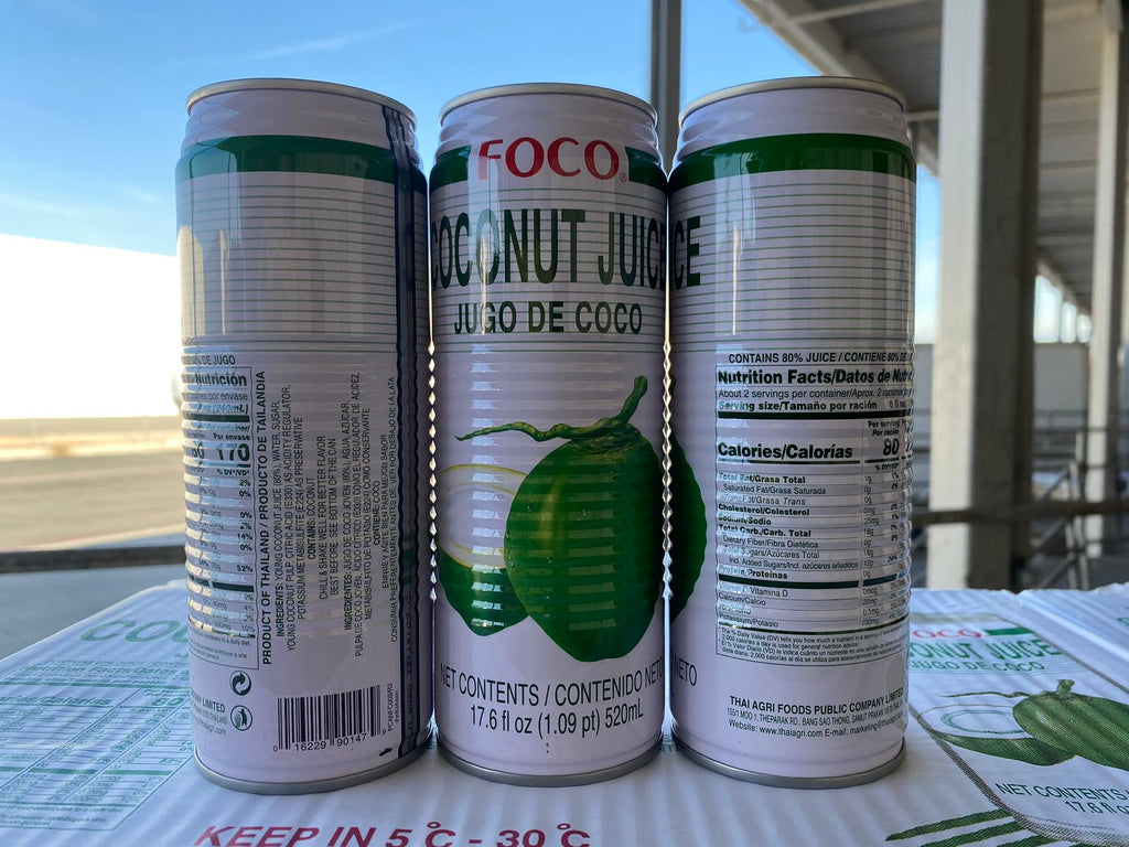 FOCO Canned Ccconut Juice Drink 520ML - Jack & King's
