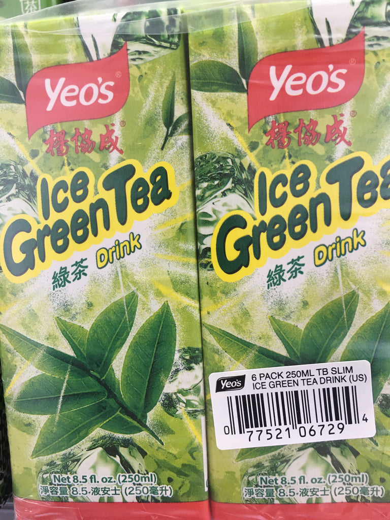 Ice Green Tea Drink Yeo's Malaysia 6*250ml - Jack & King's