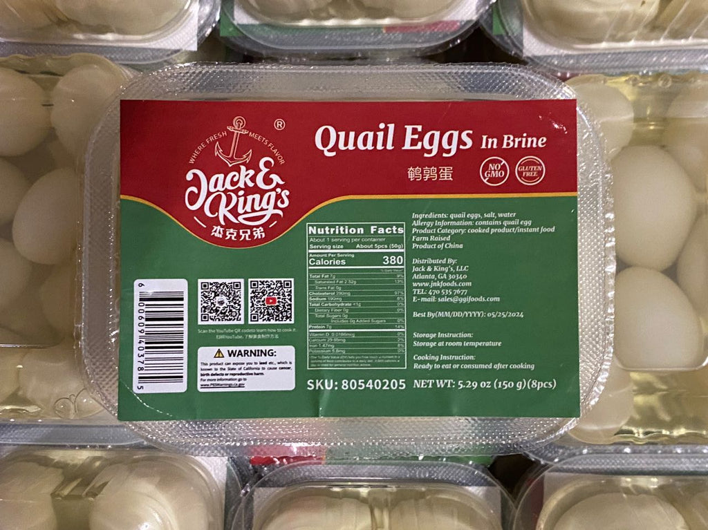 Quail Eggs 8pc/box - Jack & King's