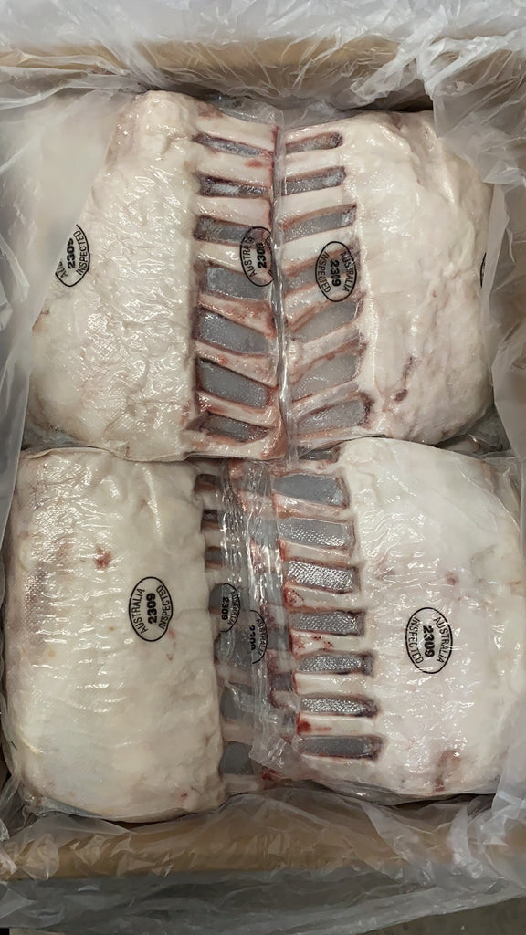 R109 Frozen Bone in Lamb Rack Cap Off - Jack & King's
