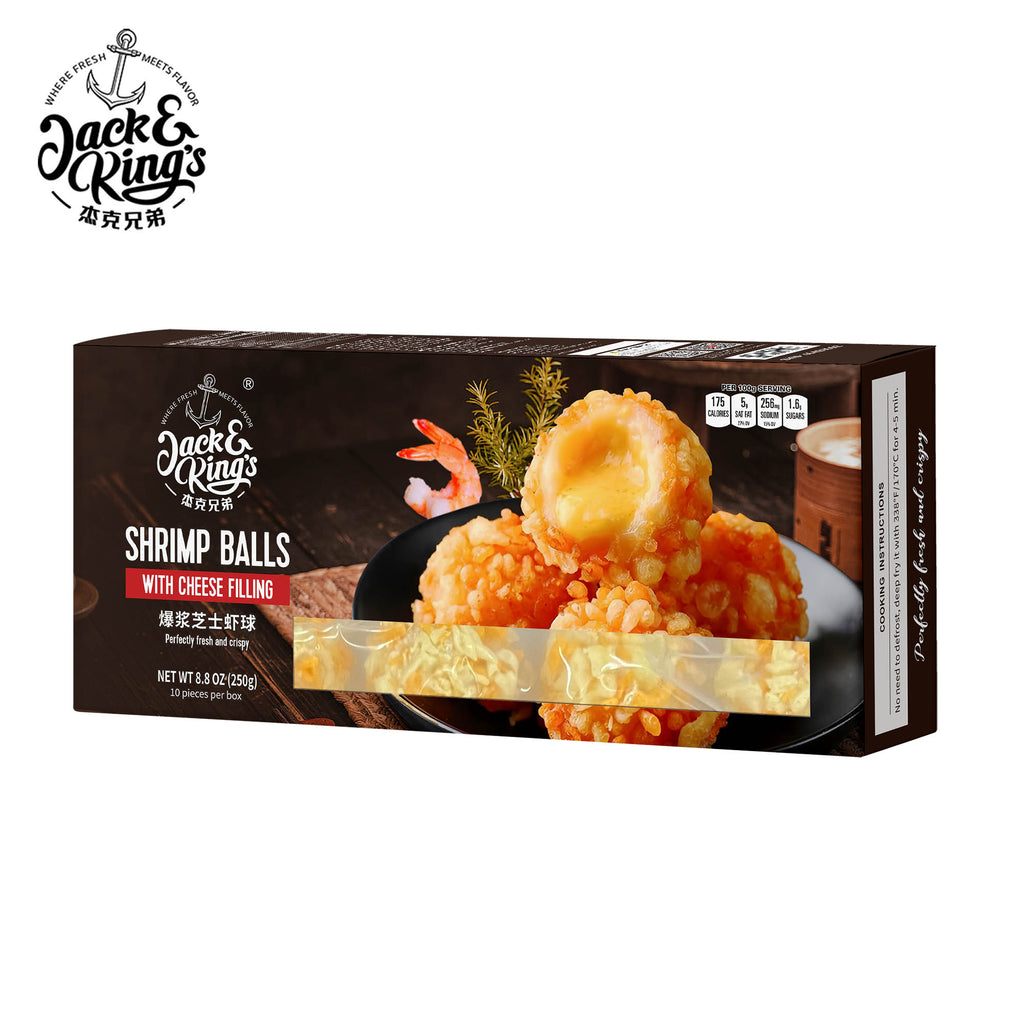 Shrimp Balls with Cheese Filling 250g - Jack & King's