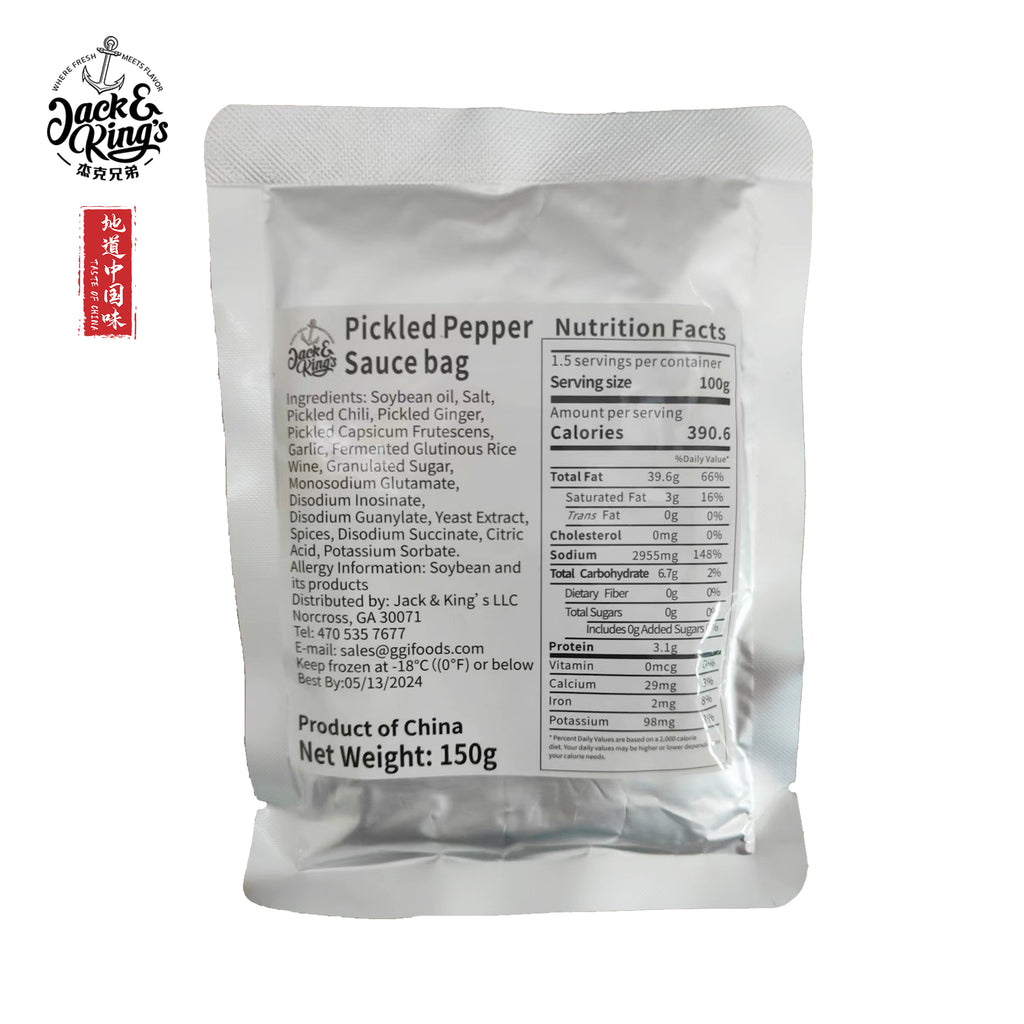Pickled Pepper Sauce 150g JNK - Jack & King's