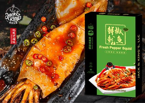 Fresh  Pepper Seasoned Squid - Jack & King's